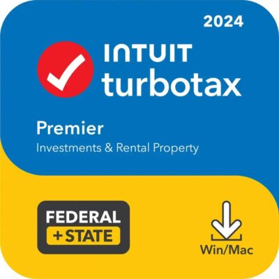 [Old Version] TurboTax â€“ Premier 2024 Fed + E-file & State â€“ Mac OS, Windows [Digital]