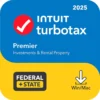 TurboTax Premier 2025 Download Tax Software, Federal & State Tax Return [PC/Mac Download]